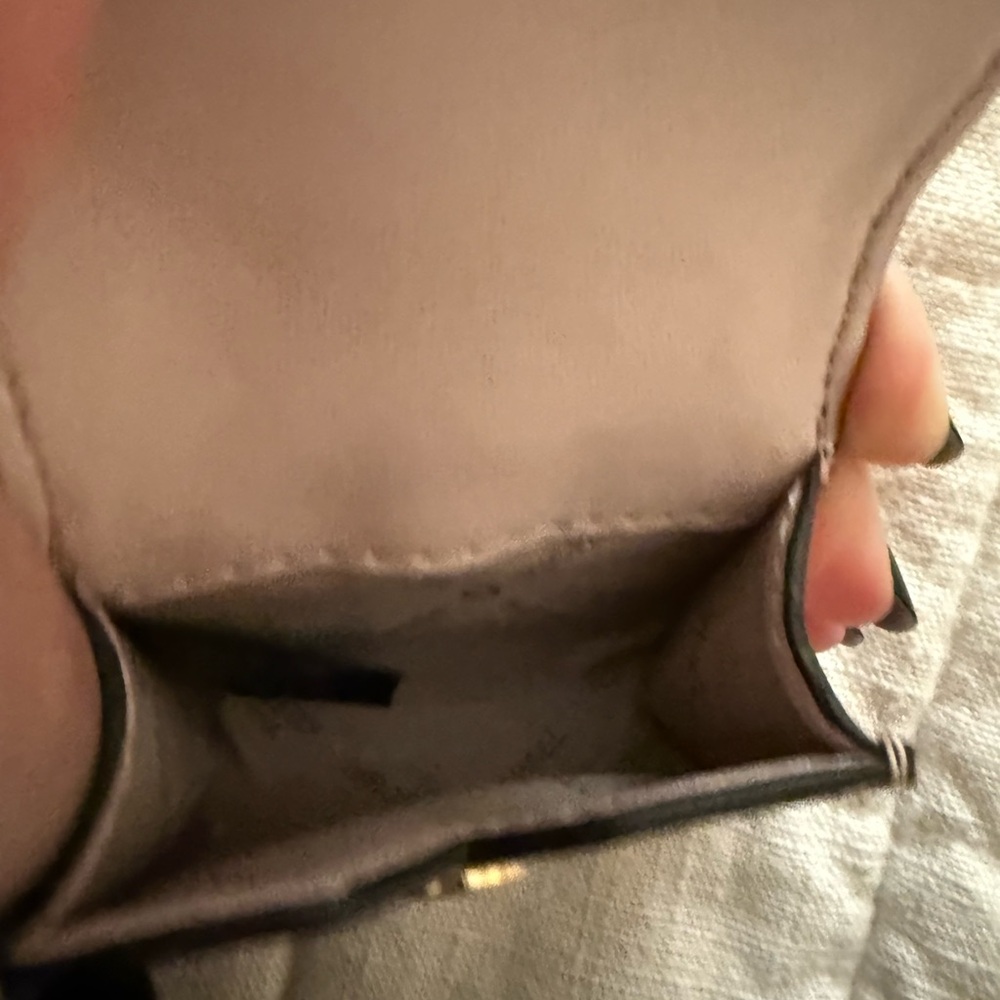 Michael Kors Brown Monogrammed and Pink AirPods Wallet - Picture 4 of 5